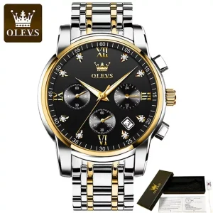 NEW MEN'S European and American Fashionable Stailnless Steel Men's Quartz Watch For men